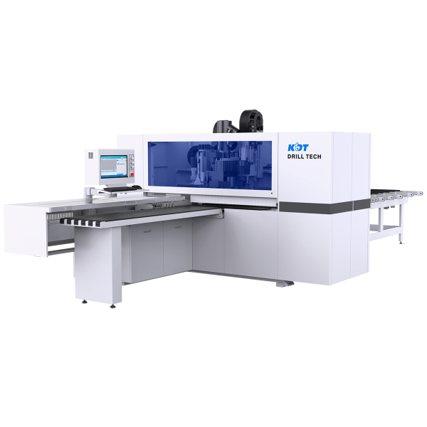 CNC Drilling Center KD-612THZ with four drilling groups (milling with tool change)